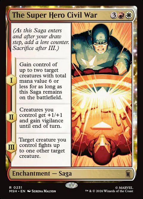 The Super Hero Civil War (Foil)