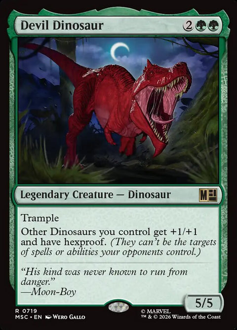 Devil Dinosaur (Foil)