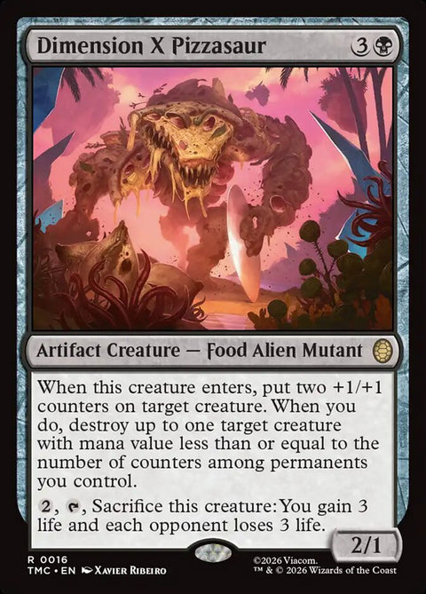 Dimension X Pizzasaur (Commander)