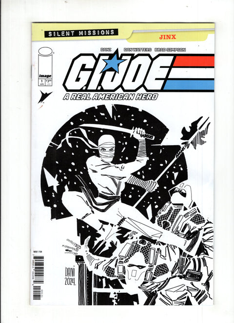 G.I. Joe: A Real American Hero - Jinx #1 (One Shot) (Cvr C) 1:10 B&W Incentive (2025)
