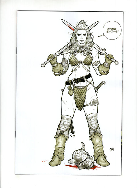 Savage Red Sonja #5 (Cvr I) (2024) 1:20 Frank Cho Line Art Virgin Variant