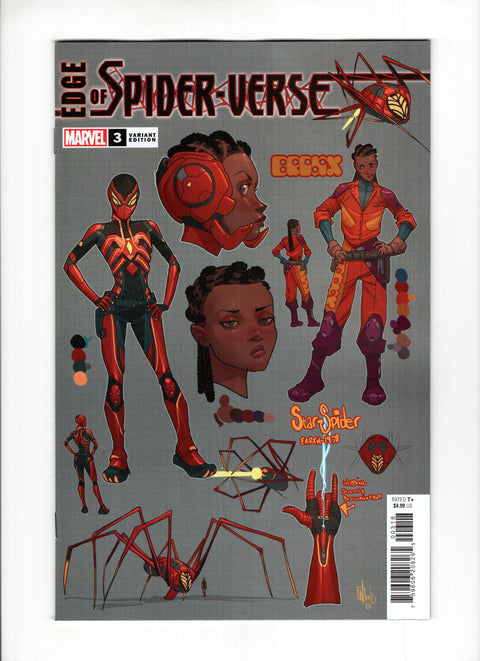 Edge of Spider-Verse, Vol. 4 #3 (Cvr G) (2024) 1:10 Pete Woods Design Variant