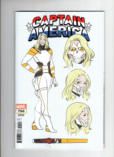 Captain America (2023) #750L 1:10 Carmen Carnero Design Variant