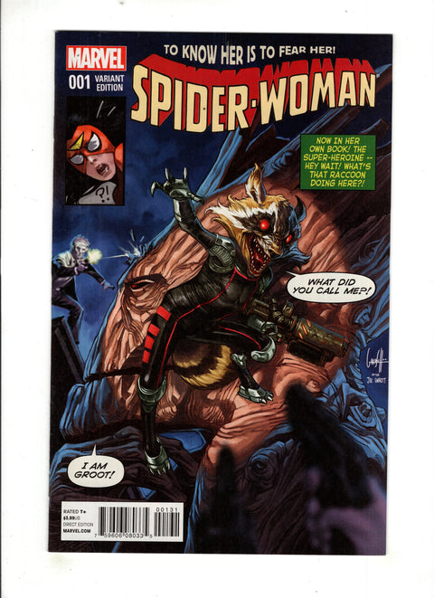 Spider-Woman, Vol. 5 #1 (Cvr E) (2015) Rocket Variant