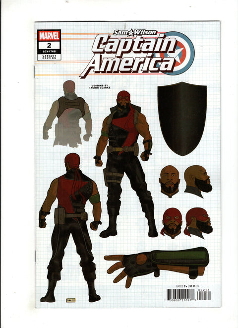 Sam Wilson: Captain America #2 (Cvr H) (2025) 1:10 Taurin Clarke Incentive Design