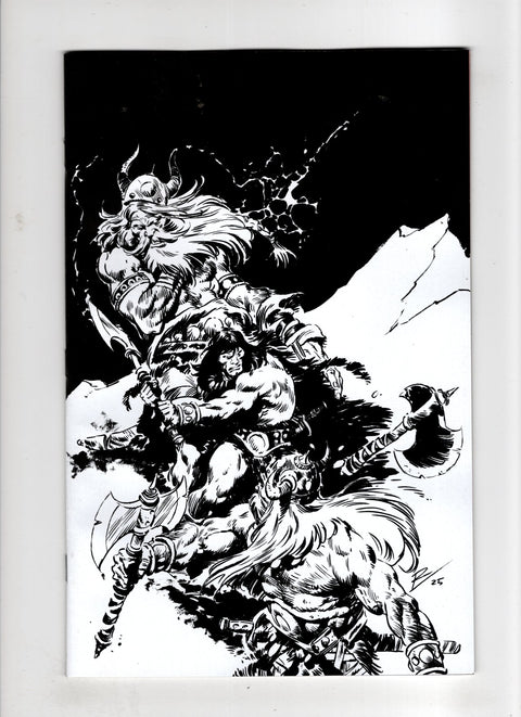 Conan the Barbarian (Titan Comics) #25 (Cvr I) (2025) 1:5 Roberto De La Torre Incentive B&W