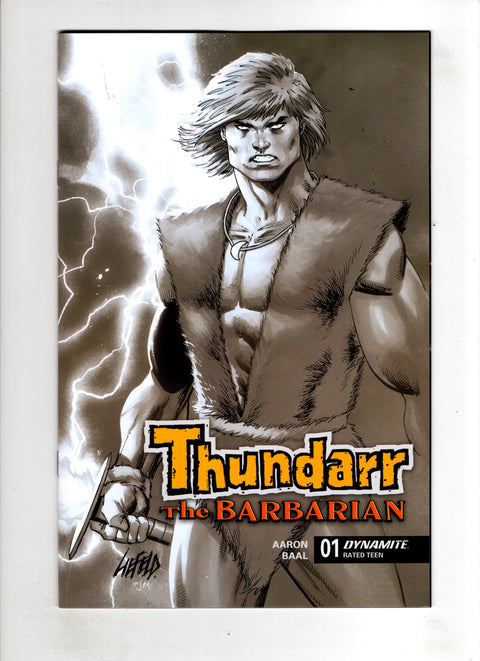 Thundarr The Barbarian #1 (Cvr M) (2026) (1:15) Rob Liefeld Incentive B&W Variant