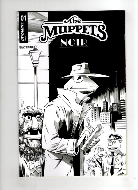 The Muppets: Noir #1 (Cvr F) (2026) (1:10) Declan Shalvey Incentive B&W Variant