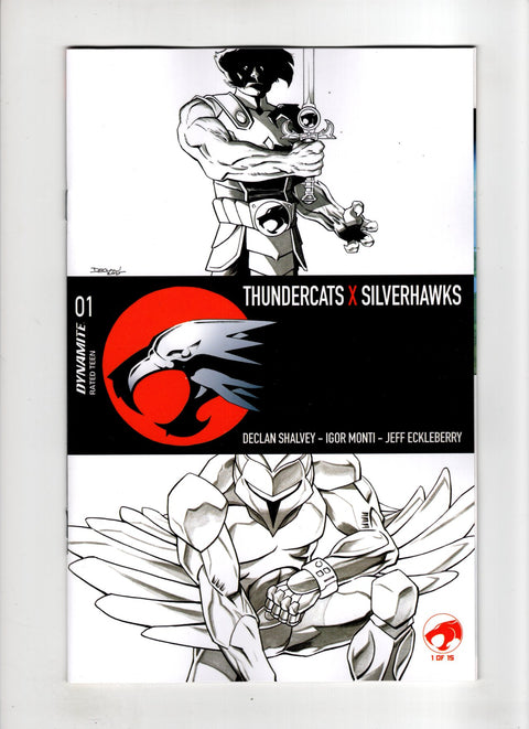 Thundercats X Silverhawks #1 (Cvr N) (2026) (1:35) Declan Shalvey Incentive B&W Variant