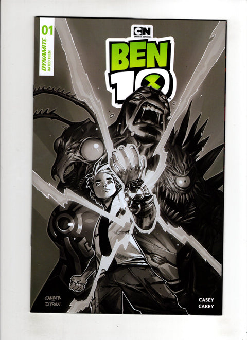 Ben 10, Vol. 2 (Dynamite Entertainment) #1 (Cvr J) (2026) (1:10) Eric Canete Incentive B&W Variant