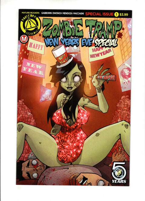 Zombie Tramp: New Years Eve 2016 # (Cvr A) (2016) Regular Dan Mendoza Cover A Regular Dan Mendoza Cover Buy & Sell Comics Online Comic Shop Toronto Canada