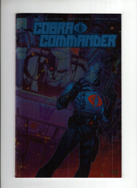 Cobra Commander #1F (2024) 1:100 Meyers Foil Variant