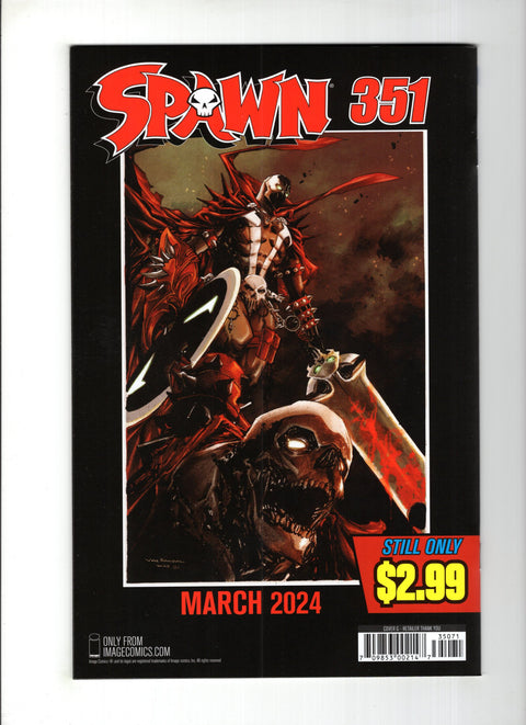 Spawn #350 (Cvr G) (2024) "Thank You" 1 Per Store Variant