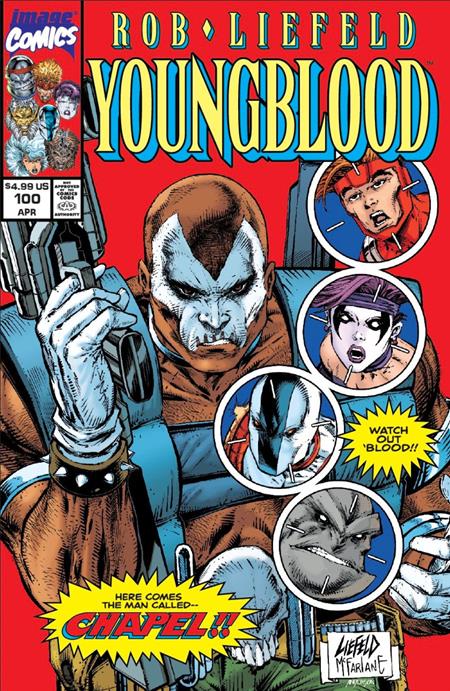 Youngblood, Vol. 7 #100 (Cvr G) (2026) Rob Liefeld & Todd Mcfarlane Variant
