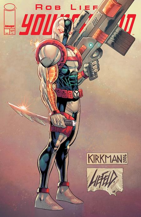 Youngblood, Vol. 7 #100 (Cvr K) (2026) Rob Liefeld & Robert Kirkman Variant