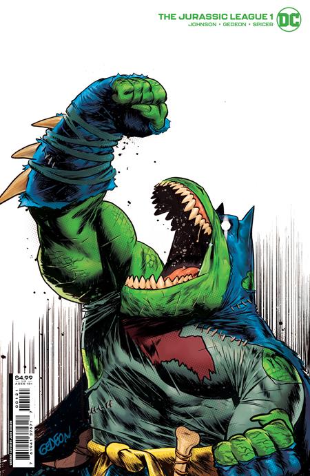 The Jurassic League #1B Juan Gedeon Card Stock Variant