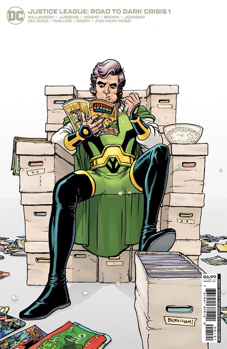 Justice League: Road To Dark Crisis #1B Chris Burnham Card Stock Cover