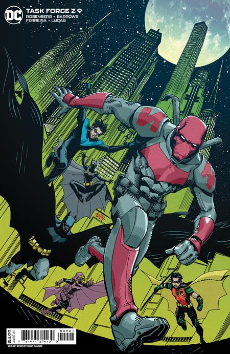 Task Force Z #9B Cully Hamner Card Stock Variant