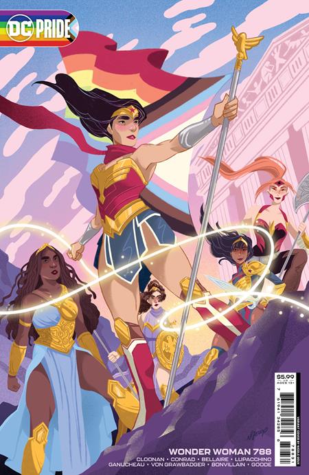 Wonder Woman, Vol. 5 #788C Nicole Goux Pride Month Card Stock Variant