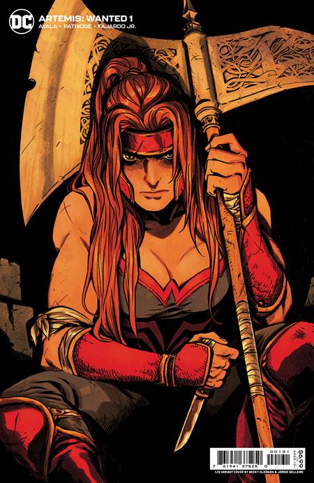 Artemis: Wanted #1C 1:25 Becky Cloonan Card Stock Variant