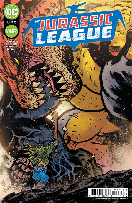 The Jurassic League #3A Daniel Warren Johnson Cover