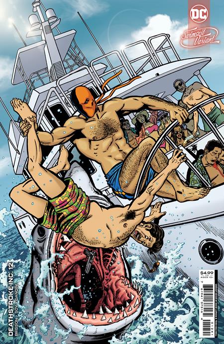 Deathstroke Inc. #12D David Lapham Swimsuit Card Stock Variant