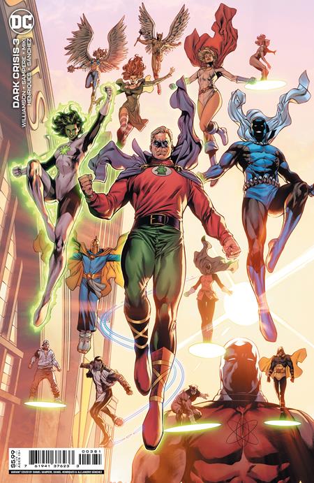 Dark Crisis, Vol. 1 #3H Daniel Sampere JSA Card Stock Cover