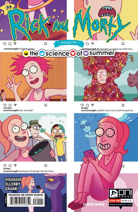 Rick And Morty Presents The Science Of Summer #1B Oni Press Aug 22, 2023
