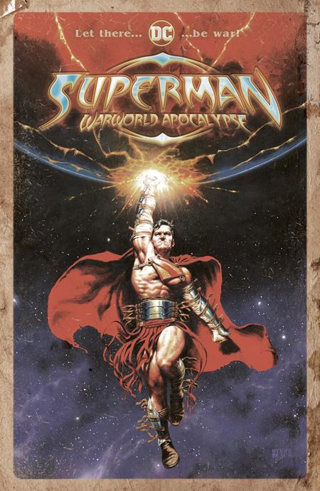 Superman: Warworld Apocalypse #1D Steve Beach Distressed Card Stock Variant