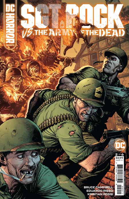 DC Horror Presents Sgt. Rock Vs. The Army Of The Dead #2A Regular Gary Frank Cover