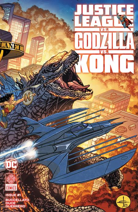 Justice League Vs. Godzilla Vs. Kong #1A (2023) Drew Johnson Regular Drew Johnson Regular DC Comics Oct 17, 2023