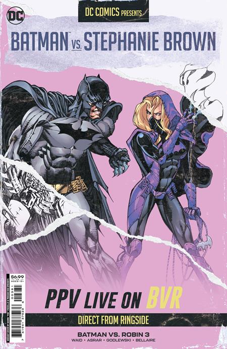 Batman Vs. Robin #3H Mario Fox Foccillo Fight Poster Batman vs Spoiler Variant