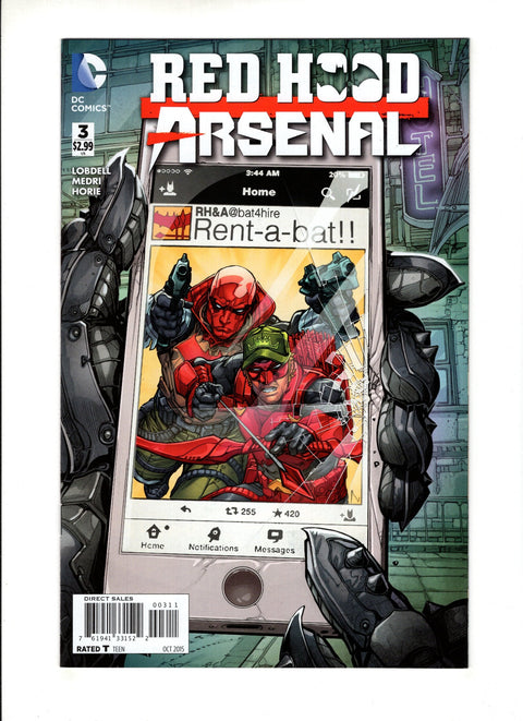 Red Hood/Arsenal #3A  DC Comics 2015