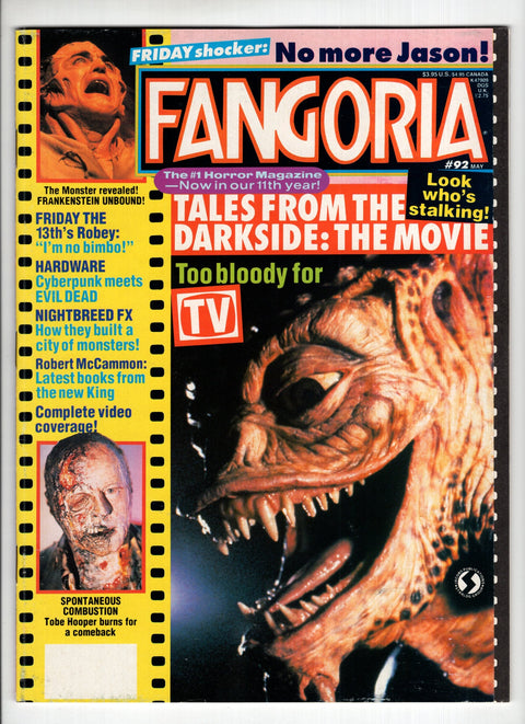 Fangoria #92 Starlog 1990