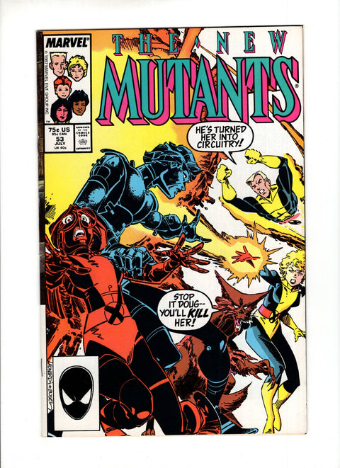 New Mutants, Vol. 1 #53A Marvel Comics 1987