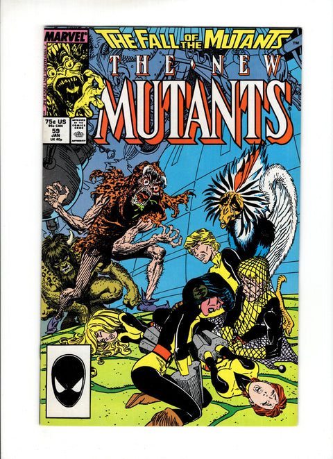 New Mutants, Vol. 1 #59A  Marvel Comics 1987