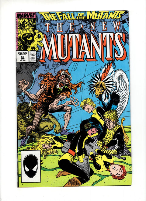 New Mutants, Vol. 1 #59A  Marvel Comics 1987