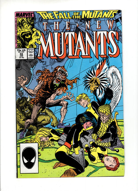 New Mutants, Vol. 1 #59A Marvel Comics 1987