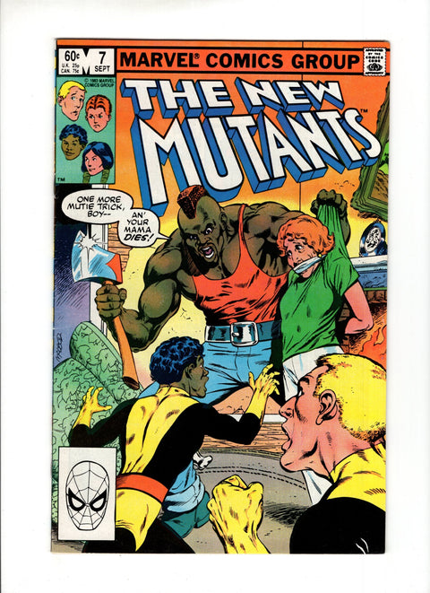New Mutants, Vol. 1 #7A Marvel Comics 1983