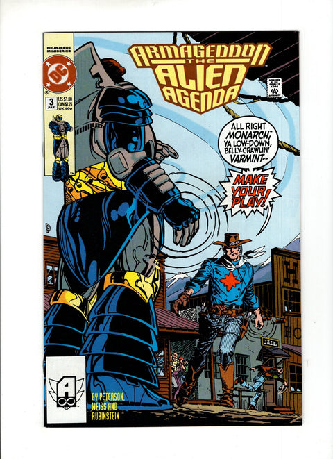 Armageddon: The Alien Agenda #3A DC Comics 1991