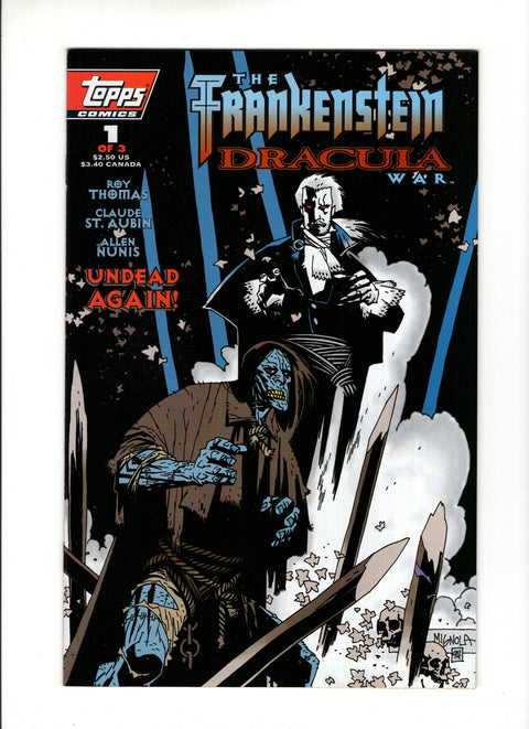 The Frankenstein / Dracula War #1  Topps Comics 1995