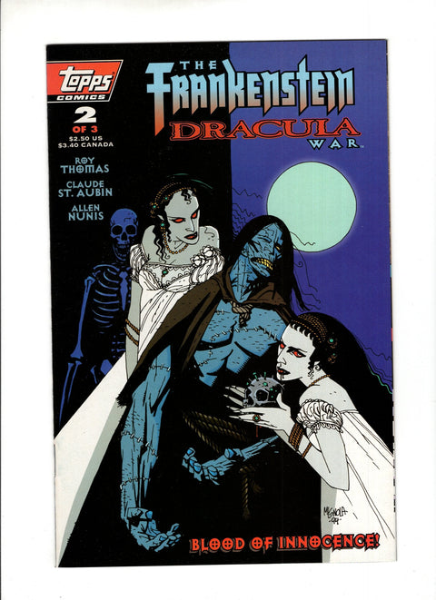 The Frankenstein / Dracula War #2  Topps Comics 1995