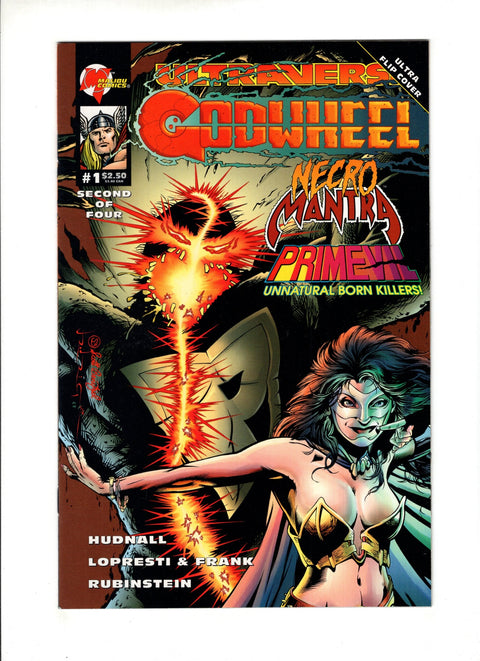 Godwheel #1 Flipcover Book Malibu Comics 1995