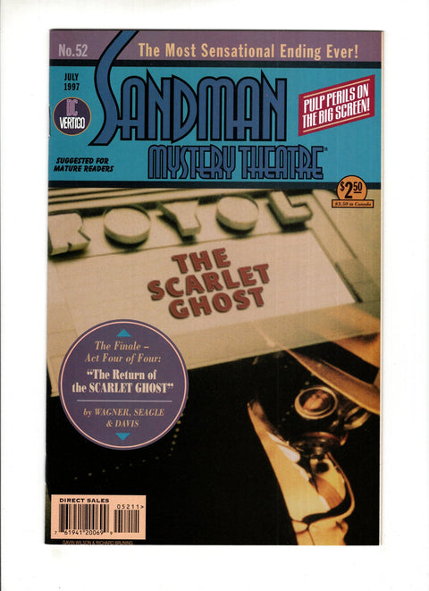 Sandman Mystery Theatre #52 DC Comics 1997