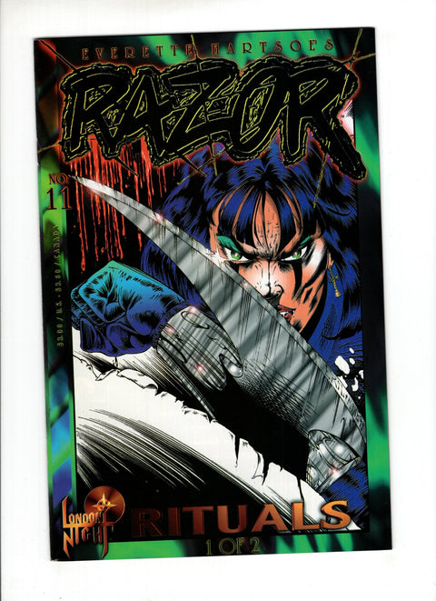 Razor, Vol. 1 #11 London Night Studios 1994
