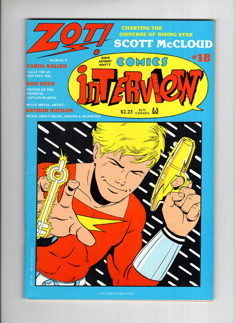 David Anthony Kraft's Comics Interview #18 Fictioneer Publication 1984