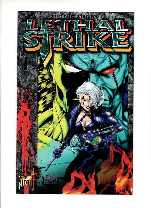 Lethal Strike #1A London Night Edition Studio Edition with JUDGEMENT art card London Night Studios 1995