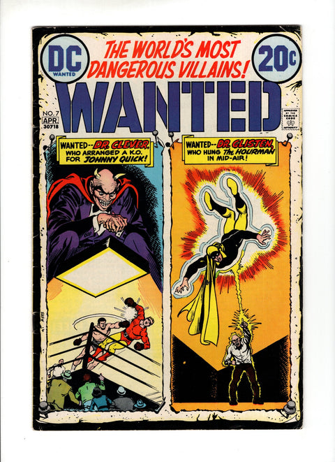 Wanted, The World's Most Dangerous Villains #7 DC Comics 1973