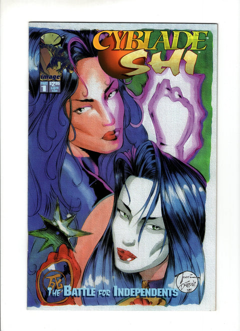 Cyblade / Shi: The Battle For Independents #1B Firs appearance of Witchblade (Sara Pezzini) Image Comics 1995
