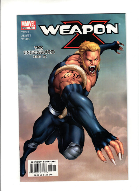 Weapon X, Vol. 2 #12A  Marvel Comics 2003